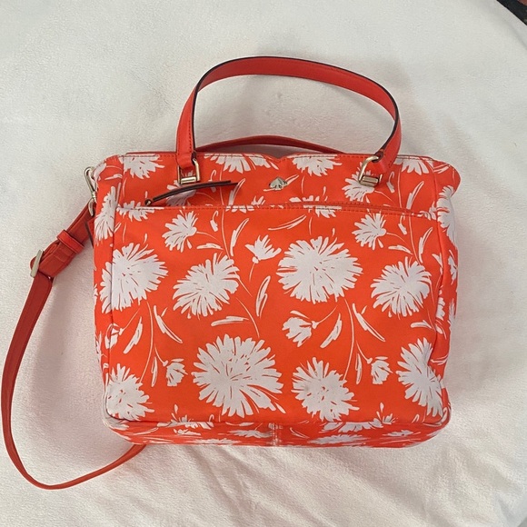 kate spade Handbags - Kate Spade Orange Floral Shoulder Bag